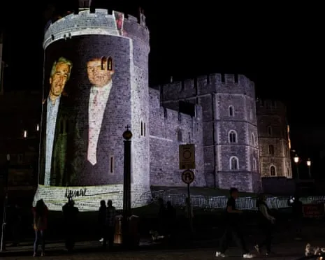 Four Arrested Following Pictures of Trump and Jeffrey Epstein Projected on Windsor Castle