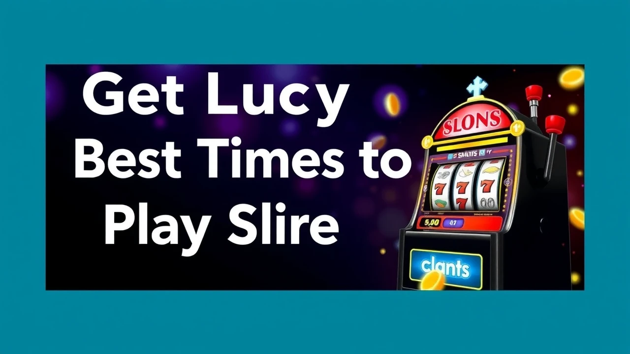 Get Lucky: Best Times to Play Casino Slots