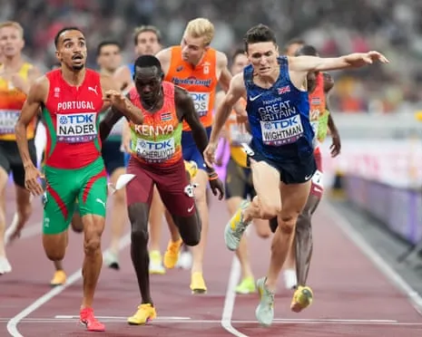 UK's Wightman Denied Gold as Portugal's Isaac Nader Claims Dramatic 1500m Win