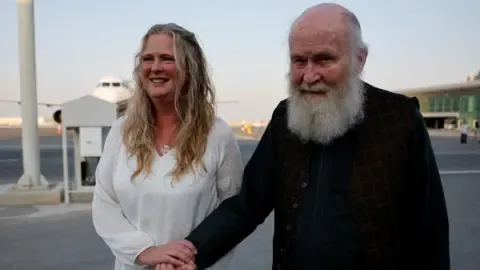 Son of UK Couple Held by Taliban ‘Ecstatic’ as They Come Back to Britain